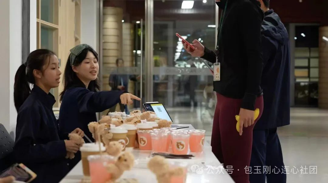 Winter hot chocolate charity sale